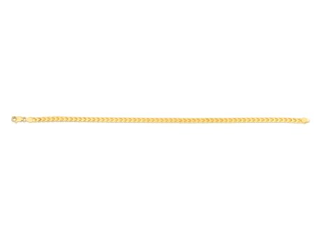 14K Gold 3.1mm Diamond Cut Round Franco Chain Online