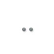 14K Gold  6MM Black Pearl Stud Earring Online Sale