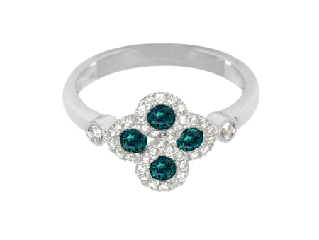 Alexandrite & Diamond Ring Online Hot Sale