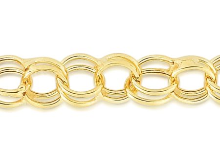 14K Gold Large Charm Bracelet Online Hot Sale