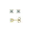 14K Gold .50ct J-K I1-I2 Round Diamond Stud Earring Online now