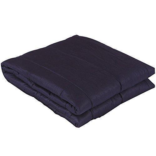 Weighted Idea Removable Duvet Covers for Weighted Blanket | Dark Grey | 100% Cotton Duvet Cover | 36  x48   Supply