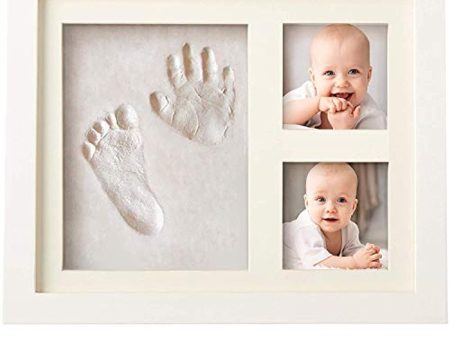 Bubzi Co  Baby Handprint and Footprint Makers Kit Keepsake For Newborn Boys & Girls, Baby Girl Gifts & Baby Boy Gifts, New Mom Baby Shower Gifts, Baby Milestone Picture Frames Baby Registry, Nursery Decor on Sale