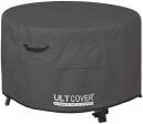 ULTCOVER Patio Fire Pit Table Cover Round 32 inch Outdoor Waterproof Fire Bowl Cover Online Sale