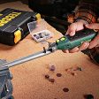 TECCPO Upgraded Rotary Tool 1.8 amp, 10000-40000RPM, 6 Variable Speed with 6 Attachments, Universal Keyless Chuck, 196 Accessories Ideal for Crafting and DIY Online now