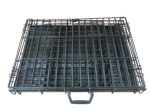 Shinea  Dog Puppy Cage Large 36 inch Black Folding 2 Door Crate with Non-Chew Metal Tray Online Hot Sale