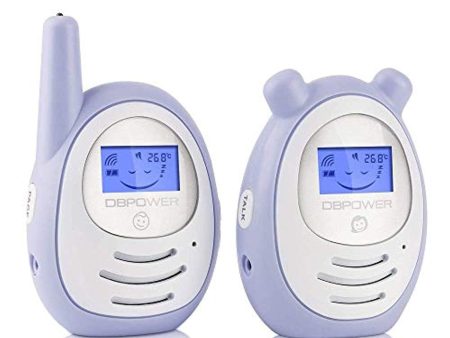 DBPOWER DBPOWER Audio Baby Monitor with Two-Way and Talk-Back Intercom System, up to 1,000ft Extended Range, Rechargeable Battery Operated Parent Unit Always Connected to Your Baby For Sale