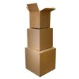 The Boxery 8x6x4   Corrugated Shipping Boxes 100 Boxes For Sale