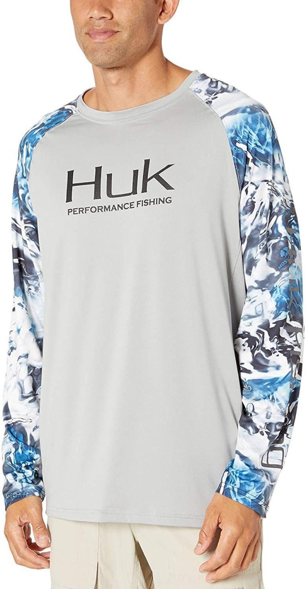 Huk Subphantis Double Header Vented Long Sleeve Shirt For Sale