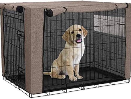 Shinea Dog Crate Cover, Ventilated Pet Kennel Cover, Durable Double Door Polyester Dog Crate Cloth Cover, Air Flow Universal Fit for Wire Dog Crate HZC1180 (25 (L) x 19  (W) x 20 (H)) Discount