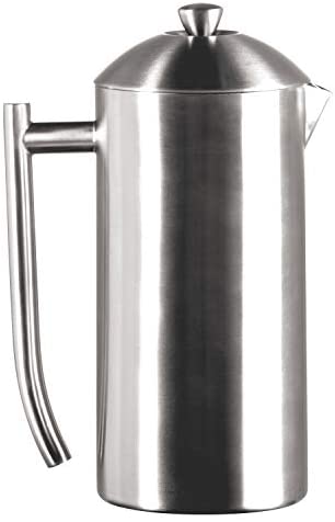 Vianté USA Double-Walled Stainless-Steel French Press Coffee Maker, Polished, 17 Ounces Cheap