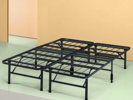 Zinus Shawn 14 Inch SmartBase Mattress Foundation in Narrow Twin   Cot size   30” x 75”   Platform Bed Frame   Box Spring Replacement Fashion