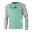 Huk Subphantis Double Header Vented Long Sleeve Shirt For Sale