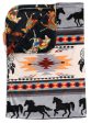 Dear Baby Gear Deluxe Reversible Baby Blankets, Custom Minky Print White Antlers, Red and Black Buffalo Plaid Minky Online Hot Sale