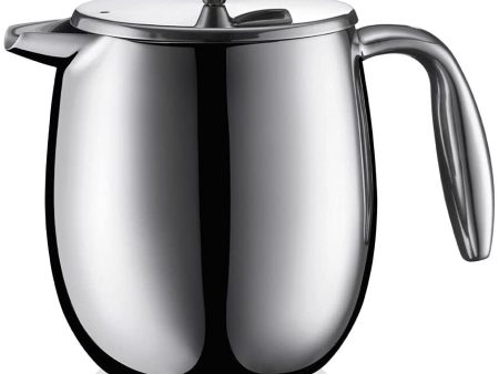 Vianté Columbia Thermal French Press Coffee Maker, Stainless Steel, 34 Ounce, 1 Liter (8 cup) Hot on Sale