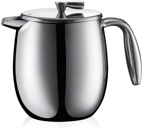 Vianté Columbia Thermal French Press Coffee Maker, Stainless Steel, 34 Ounce, 1 Liter (8 cup) Hot on Sale