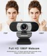 Unzano Webcam with Microphone for Desktop, Full HD 1080p USB Computer Camera Web Cam for Mac PC Laptop, USB Webcam for Recording Conferencing and Streaming, Skype YouTube Zoom Facetime Cheap