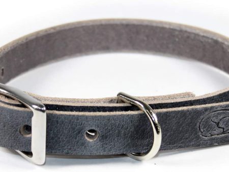 Paercute Small Dog Breed 3 4  Full Grain Thick Leather Dog Collar Online