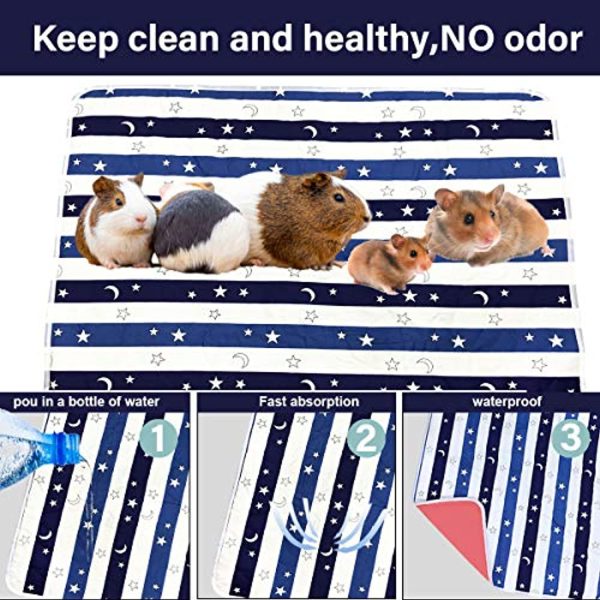 GABraden 2 Pack Guinea Pig Liner,Rabbit Bunny mat Washable Pee Pads (Large) For Cheap