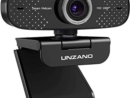 Unzano 1080P Webcam with Microphone,Unzano Full HD Computer Camera for Streaming Conference Online Teaching, USB Web Cameras for Desktop, Mac, PC, Laptop, Zoom Facetime YouTube Hot on Sale