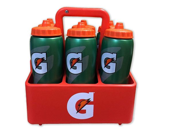 Gatorade Pro Squeeze Bottle 32oz Team Pack (6) and Carrier Cheap