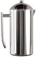 Vianté USA Double-Walled Stainless-Steel French Press Coffee Maker, Polished, 17 Ounces Cheap