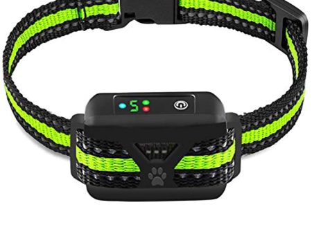 ZNFSZ TOTIE Dog Bark Collar -5 Adjustable Sensitivity and Intensity Levels-Dual Anti-Barking Modes Rechargeable Rainproof Reflective -No Shock Barking Control Dog Collar for Small Medium Large Dogs on Sale