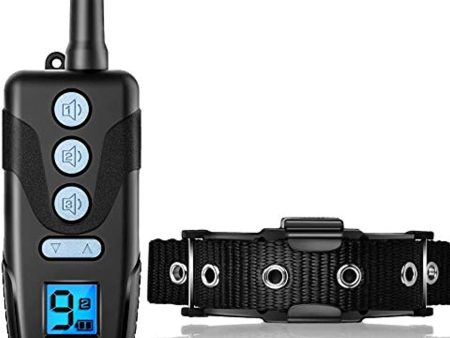 MODUS Dog Training Collar - Rechargeable Dog Shock Collar with Remote, 1300ft, 3 Training Modes, 9 Levels Beep & Vibration & Shock, No Harm Waterproof Shock Collar for Dogs, Fit Small Medium Large Dog Hot on Sale