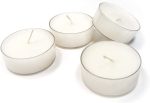 WAYNEWON4-Pack Unscented Pillar Candles - 68 Hour Burn Time - 2.8 x 6-Inches, White Sale