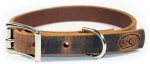 Paercute Small Dog Breed 3 4  Full Grain Thick Leather Dog Collar Online