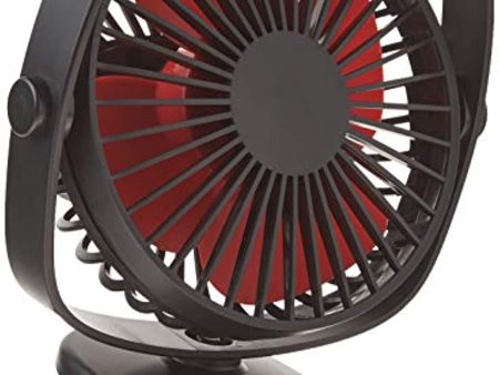 VersionTECH. Stroller Fan, Desk and Clip Fan, Mini Table Portable Personal Fan with USB Rechargeable Battery Operated and 360° Rotation for Baby Carriage Bed Car Office Outdoor Traveling Room Supply