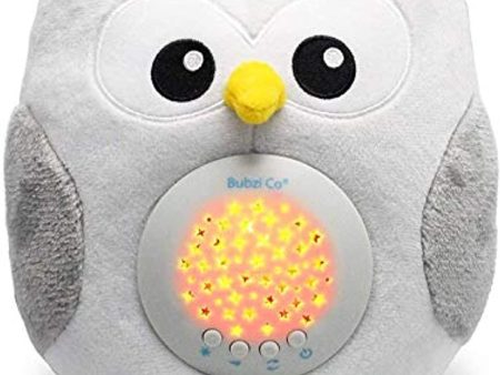 Bubzi Co Baby Soother Cry Activated Sensor Toys Owl White Noise Sound Machine, Toddler Sleep Aid Night Light, Unique Baby Girl Gifts & Baby Boy Gifts, Woodland Baby Shower,Portable New Baby Gift Gender Neutral on Sale