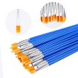 DAIKOYE Paint Brushes Set 60 Pcs Nylon Flat Hair for Acrylic Oil Watercolor Art Painting，Art Paintbrushes for Children Discount