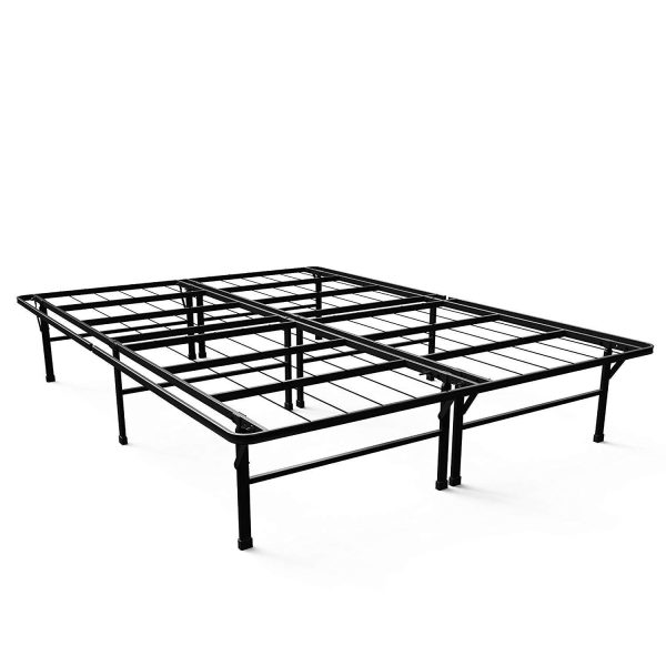 Zinus Shawn 14 Inch SmartBase Mattress Foundation in Narrow Twin   Cot size   30” x 75”   Platform Bed Frame   Box Spring Replacement Fashion