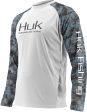 Huk Subphantis Double Header Vented Long Sleeve Shirt For Sale