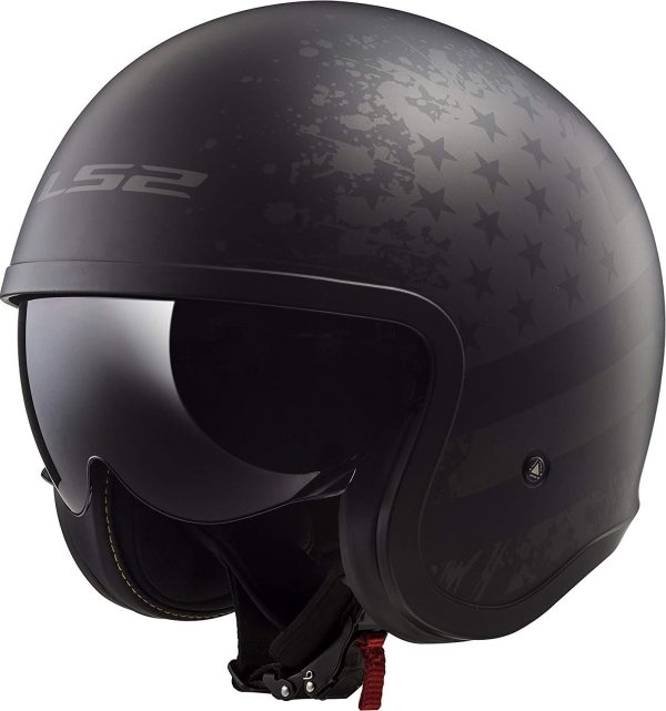 LS2 Helmets Motorcycle & Powersports Helmet s Spitfire (Black Flag, Large) For Discount