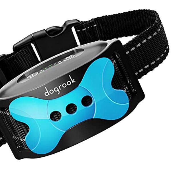 ZNFSZ TOTIE DogRook Rechargeable Dog Bark Collar - Humane, No Shock Barking Collar - w 2 Vibration & Beep - S, M, L Dogs Breeds Training - No Remote - 11-110 lbs Hot on Sale