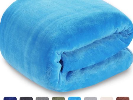 LEISURE TOWN Soft Blanket Queen Size All Season Fleece Blankets Lightweight Warm, Luxury Cozy Plush Throw Blanket for Sofa Bed Couch, 90 by 90 Inches, Dark Grey Fashion