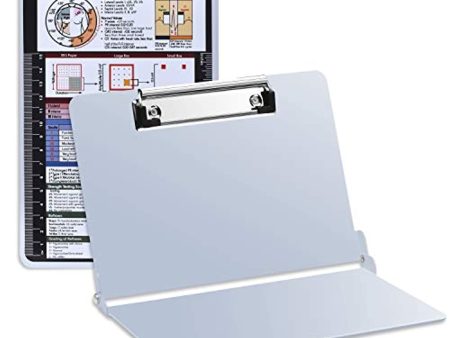 Randofu Medical Clipboard Foldable, Medical Edition Clipboard Aluminum Metal Clipboard Medical Accessories for Physicians, Interns, Residents, Nurses and Healthcare Professional (White) Fashion