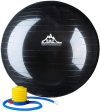 Black Mountain Products 2000lbs Static Strength Exercise Stability Ball with Pump Fashion