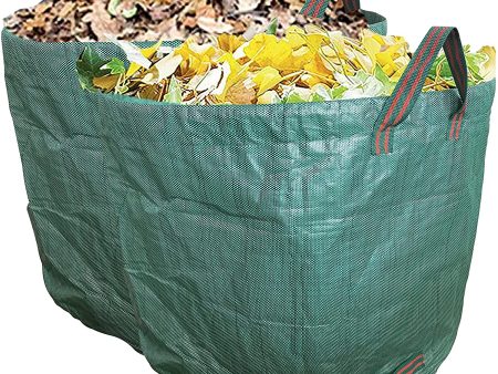 Ugold 2-Pack Garden Bag, Reusable Yard Waste Bag, Leaf Bag, Work for Garden, Lawn and Patio, Clean Up Leaves and Waste (2-Pack 132 Gallons) Discount