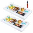 Moon Boat  2 PCS Inflatable Serving Salad Bar Tray Food Drink Holder - BBQ Picnic Pool Party Buffet Luau Cooler,with a drain plug Online