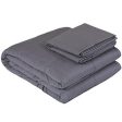 Weighted Idea Removable Duvet Covers for Weighted Blanket | Dark Grey | 100% Cotton Duvet Cover | 36  x48   Supply