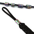 MIA GENOVIA 4 Pcs Titanium Alloy Parachute Cord Bead Braided Rope Bracelets Pendant Lanyard Cord for DIY Knife Key Lanyard Bead Colorful Online Sale