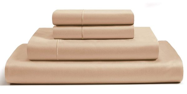 CHATEAU HOME COLLECTION 800-Thread-Count Egyptian Cotton Deep Pocket Sateen Weave Queen Sheet Set, White For Sale