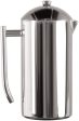 Vianté USA Double-Walled Stainless-Steel French Press Coffee Maker, Polished, 17 Ounces Cheap