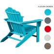 WestinTrends Classic Outdoor Adirondack Chairs with Connecting Plate Set of 3 for Garden Porch Patio Deck Backyard, Weather Resistant Accent Furniture, Blue Online