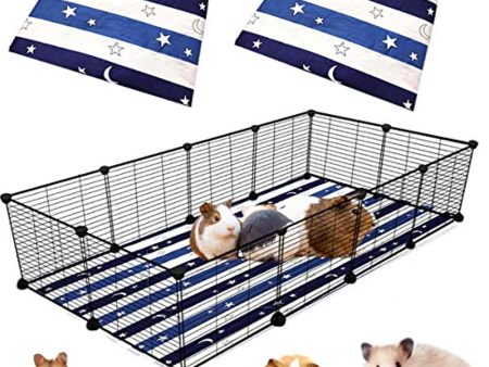 GABraden 2 Pack Guinea Pig Liner,Rabbit Bunny mat Washable Pee Pads (Large) For Cheap