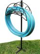 Uuuda Garden Hose Holder Detachable Metal Water Hose Stand Heavy Duty Storage Hanger Organizer for Outdoor Yard Lawn,Black Sale