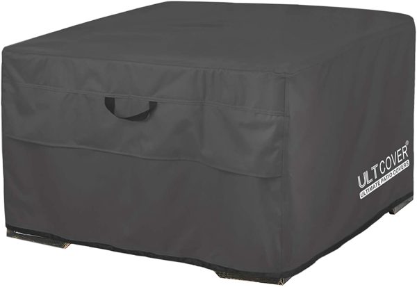 ULTCOVER Patio Fire Pit Table Cover Round 32 inch Outdoor Waterproof Fire Bowl Cover Online Sale